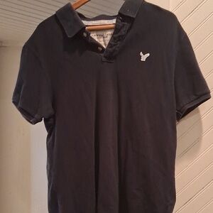 American Eagle Outfitters Dark Polo Shirt